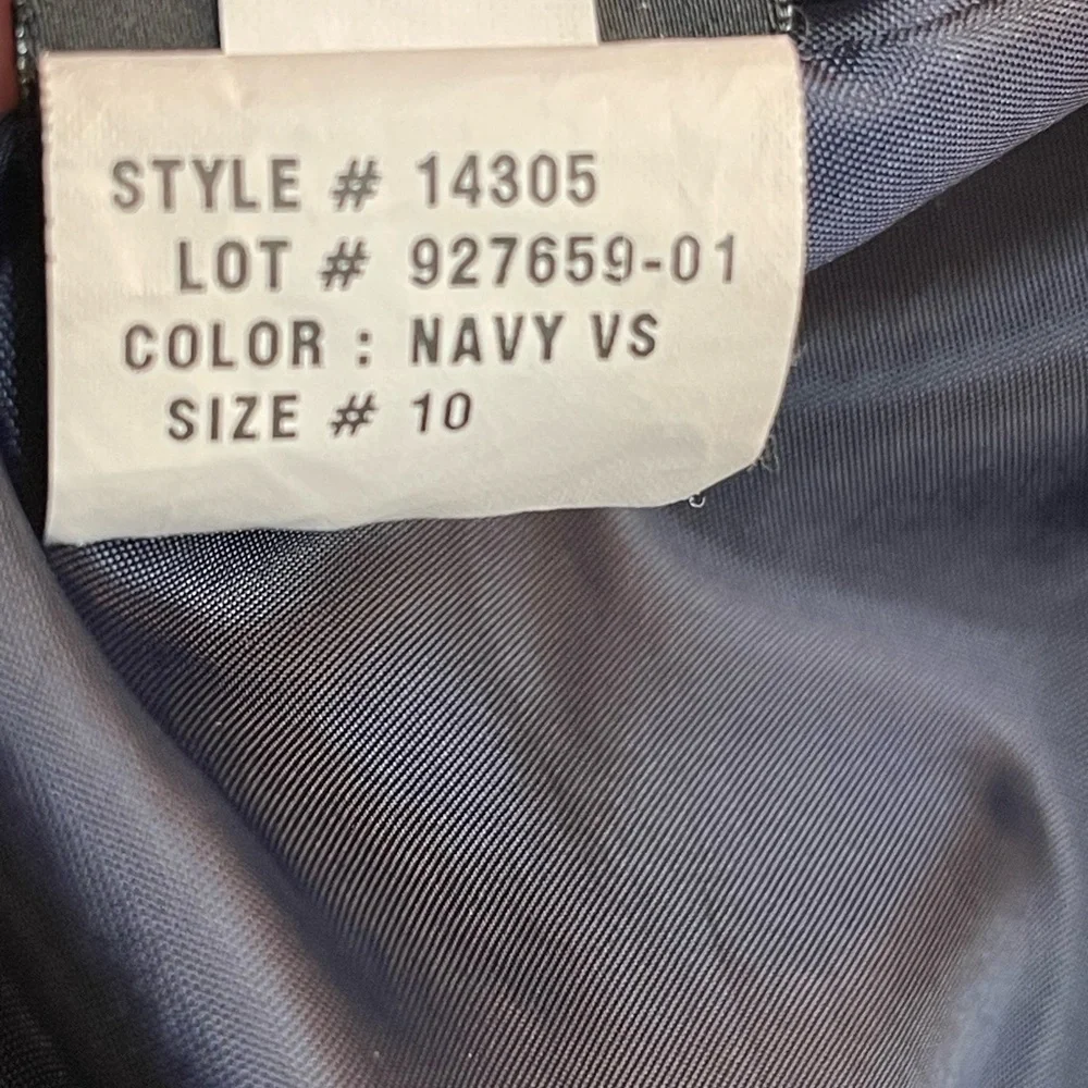 DKNY Navy Blue Double-Breasted Pea Coat Women’s Size 10
